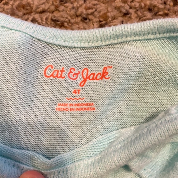 Cat and Jack crystal blue top - Picture 2 of 3